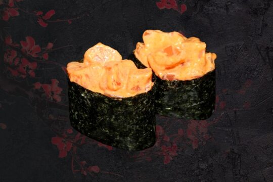 Гунканы с лососем