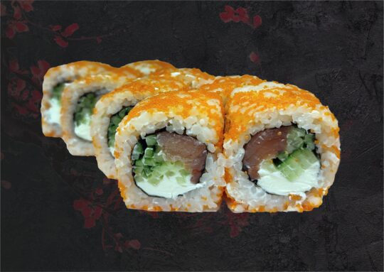 Калифорния в икре с лососем